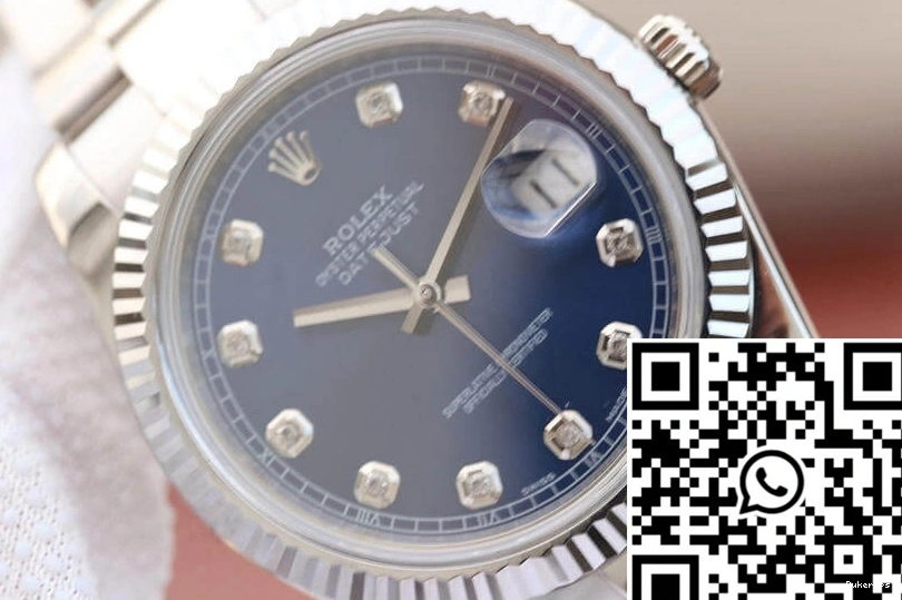 EW Dial Datejust Rolex Factory Blue M126334-0015 0419